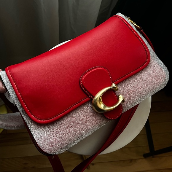 Coach Handbags - NWT Coach Soft Tabby Shoulder Bag - Sport Red